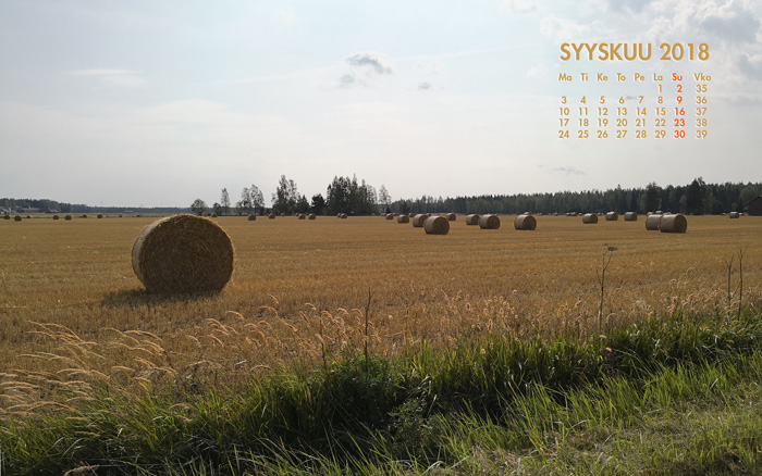 Syyskuun kalenterikuva
